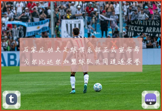 石家庄功夫足球俱乐部正式宣布希戈尔比达尔加盟球队共同追逐荣誉